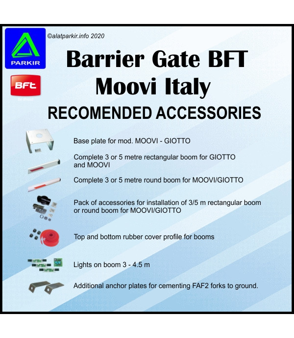 Barrier Gate BFT Moovi Italy