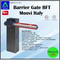 Barrier Gate BFT Moovi Italy