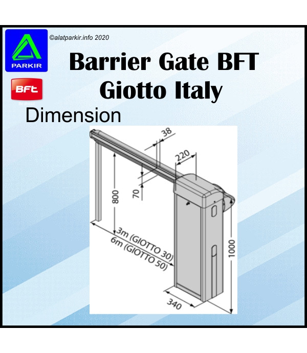 Barrier Gate BFT Giotto Ultra 36