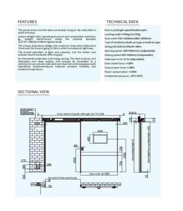 Pintu Automatic Hermetic DQM200