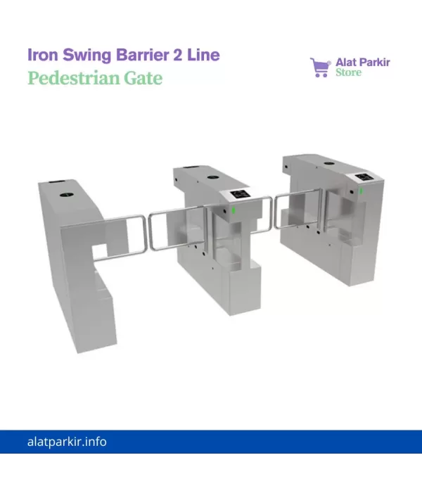 Swing Gate Besi 2 Line