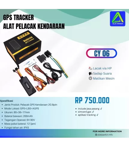 GPS Tracker CY06 Pelacak Motor Mobil