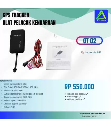 GPS Tracker GT02 Pelacak Motor Mobil