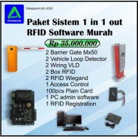 Paket Sistem RFID Software 1 in 1 out Murah