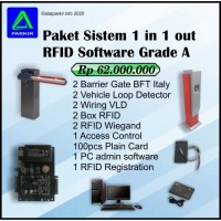 Paket Sistem RFID Software 1 in 1 out Grade A