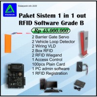 Paket Sistem RFID Software 1 in 1 out Grade B