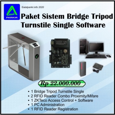 Paket Tripod Turnstile Single Software