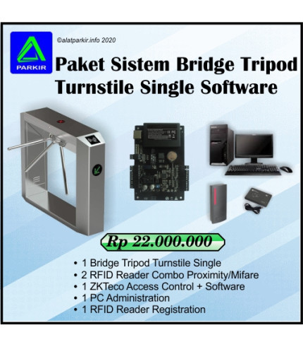 Paket Bridge Tripod Turnstile Single Taping Kartu