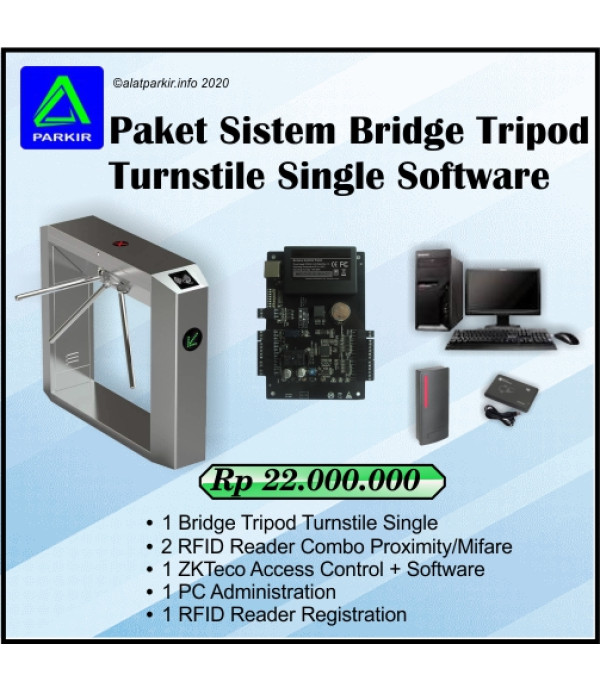 Paket Bridge Tripod Turnstile Single Taping Kartu
