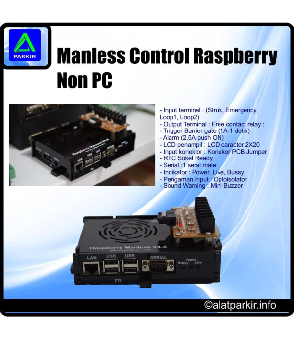 Manless Parkir Interface Raspberry V4 AP161