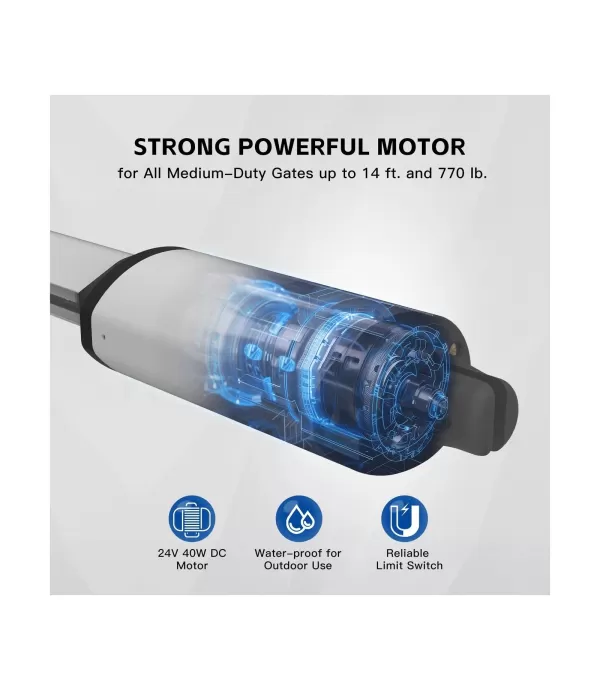 Pagar Swing gate opener 