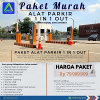 Paket Alat Parkir Murah 1 in 1 out