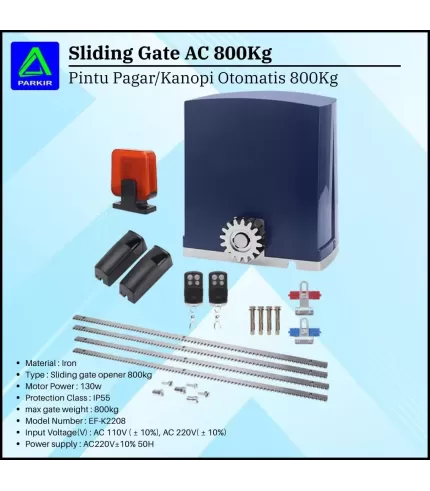 Mesin Pagar Otomatis Sliding Gate 800Kg AC/DC Murah Bandung