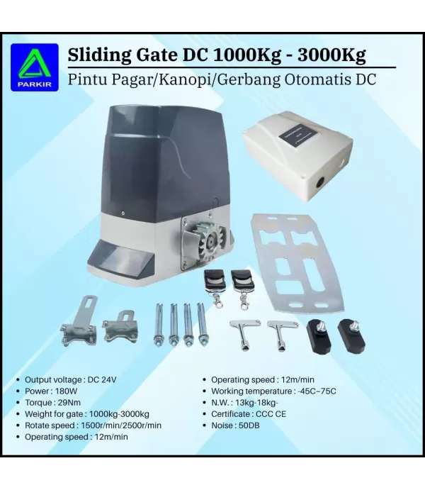 Sliding Gate DC 24V AP 1500Kg