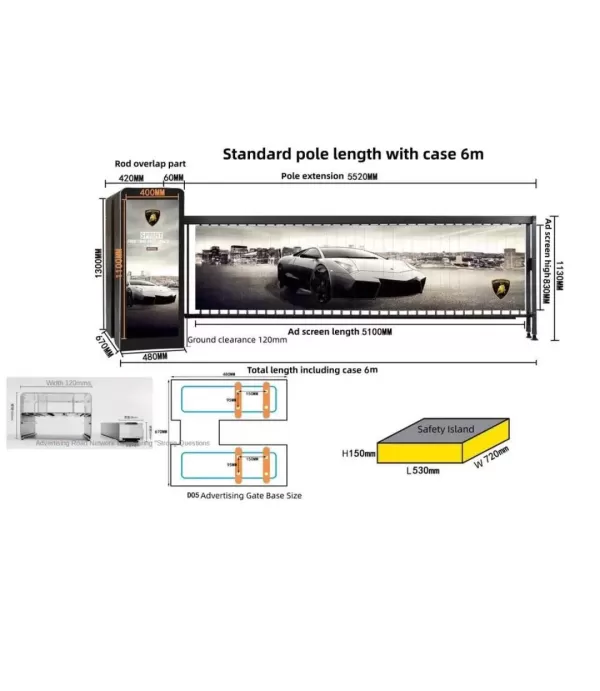 Barrier Gate Mx100 Barrier Gate Mx100