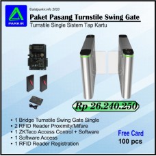 Harga Paket Turnstile Swing Gate Sistem Kartu