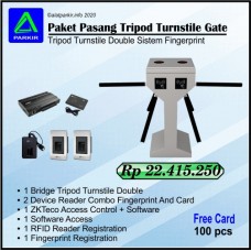 Harga Paket Tripod Turnstile Sistem Fingerprint