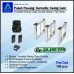Pasang Turnstile Swing Gate Double 