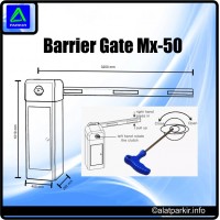 Barier Gate MX-50 6.0s DC Palang 6 Meter Teleskopik