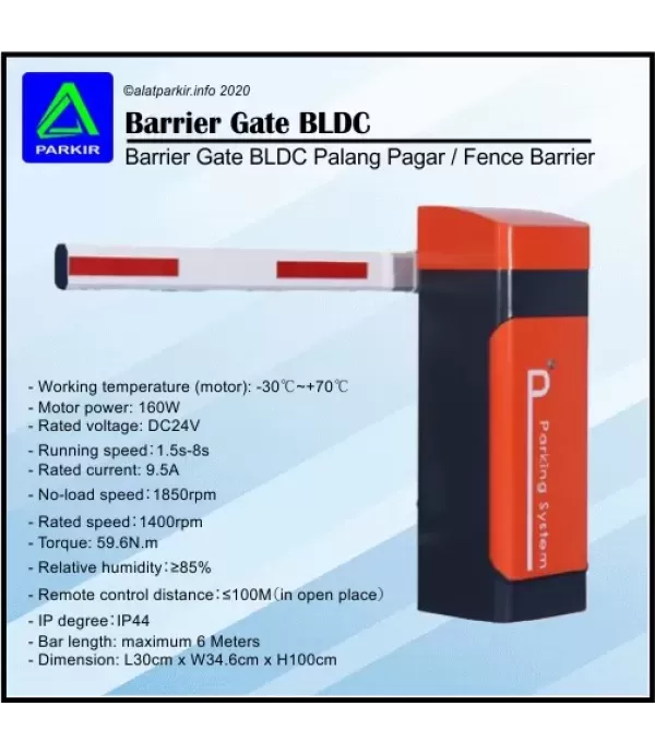 Barrier Gate BLDC Palang Pagar