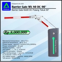 Barrier Gate MX 80 Palang Tekuk 90 Derajat