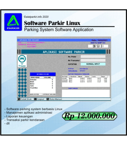 Software Parkir Linux