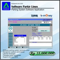 Software Parkir Linux AP264 Support Cashless