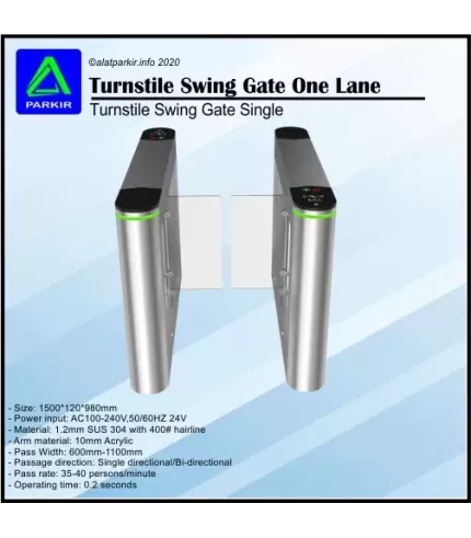 Turnstile Swing Gate Swing Barrier Single