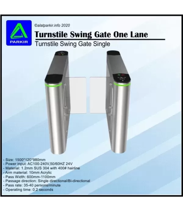 Turnstile Swing Gate Swing Barrier Single