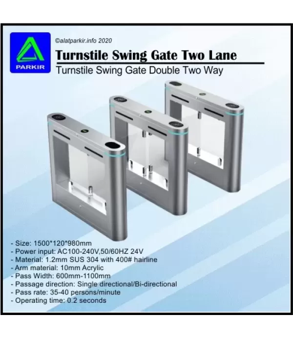 Turnstile Swing Gate Swing Barrier 2 Way