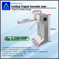 Vertikal Tripod Turnstile Single